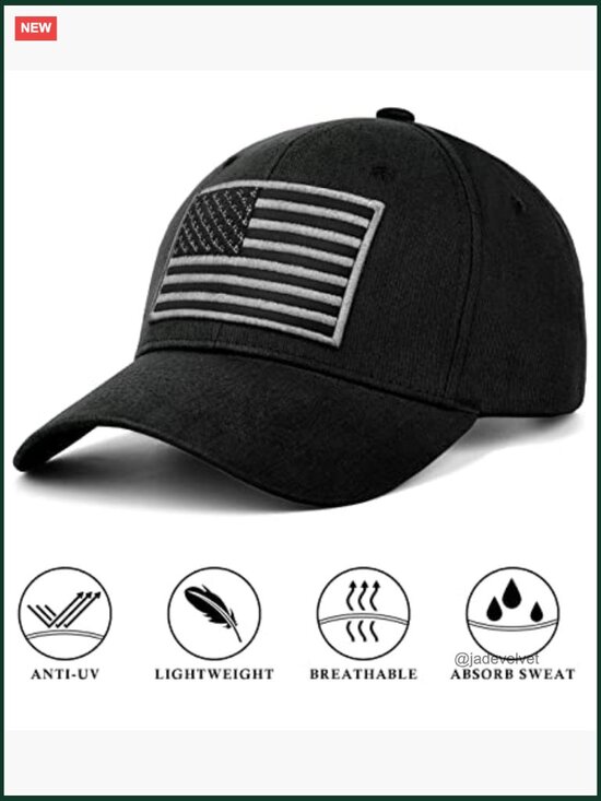 3 Pack American Flag Baseball Cap Low Profile Dad Hat Unisex main image 7